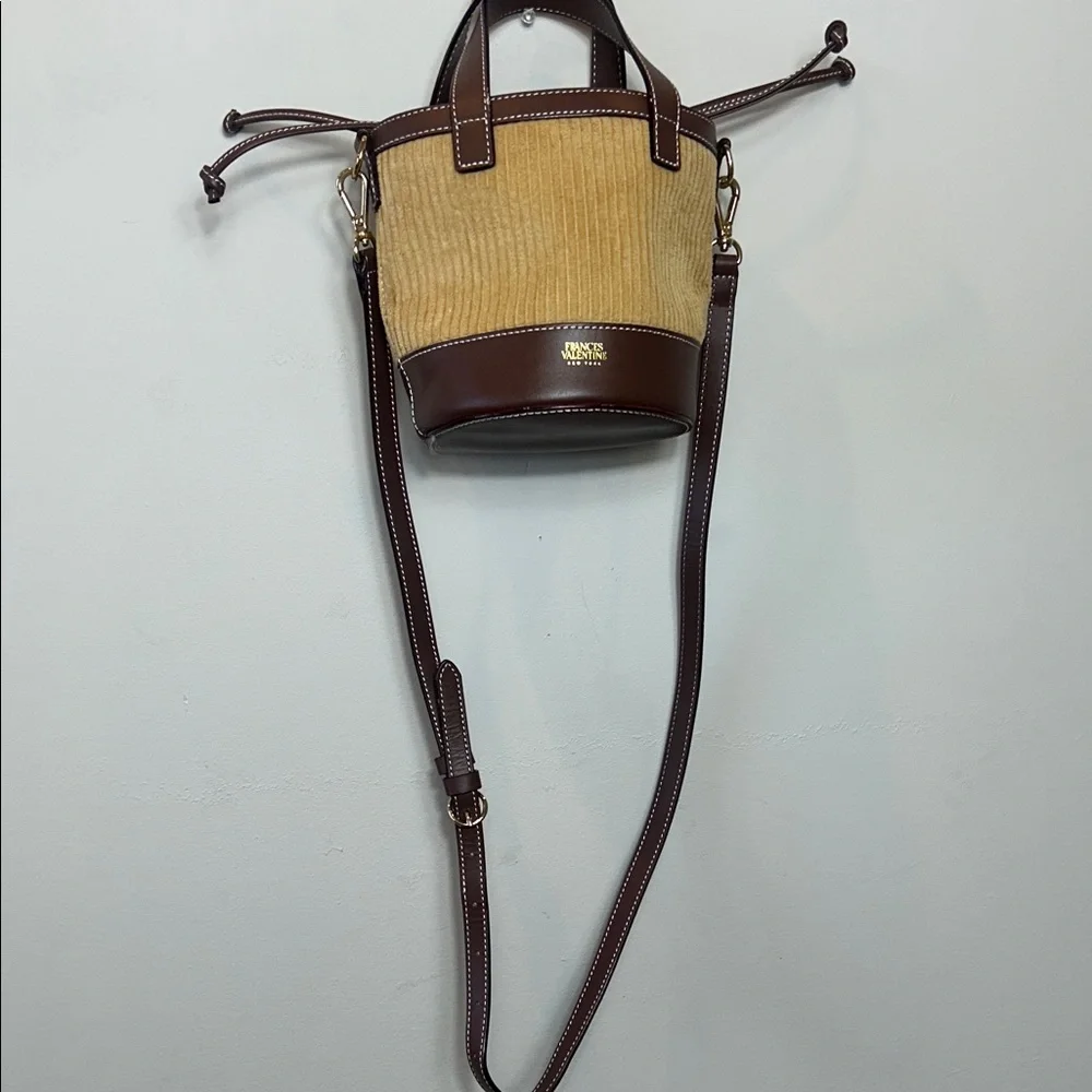 Frances Valentine Tan and Brown Mini Bag - Picture 3 of 6